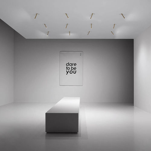Faretto da incasso a soffitto - INCASSO TREUNOTRE  - Vesoi - LED / tubolare / professionale