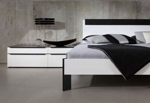 Comodino contemporaneo - ALEGRO TREND - Nolte - in legno / rettangolare / per uso residenziale