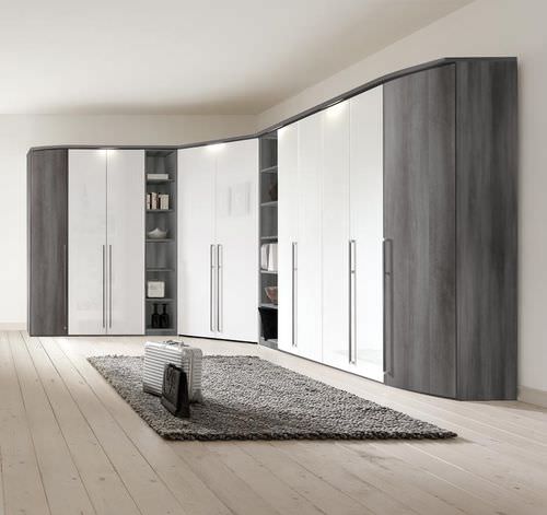 Armadio ad angolo - COLUMBUS - Nolte - contemporaneo / in legno / con ante battenti