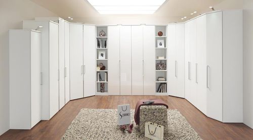 Armadio ad angolo - HORIZONT 6000 - Nolte - contemporaneo / in legno / con ante battenti