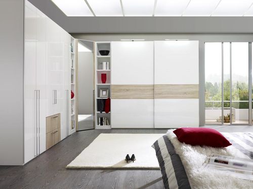 Armadio contemporaneo - MY PHOENIX - Nolte - in legno / con porta scorrevole / con libreria