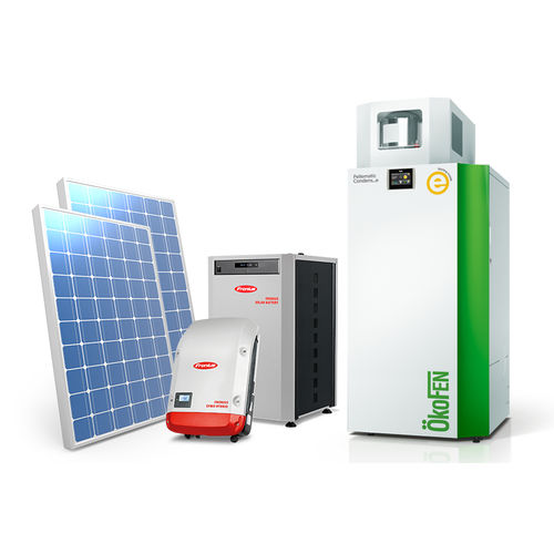 Pannello solare termico piano - MYENERGY365 - ÖkoFEN - per riscaldamento / montaggio verticale