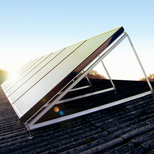 Pannello solare termico piano - PELLESOL-TOP - ÖkoFEN - per riscaldamento / per l'integrazione architettonica / con telaio