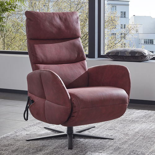 Poltrona relax contemporanea - S-LOUNGER : 7803 - Himolla Polstermöbel - in pelle / in tessuto / in metallo