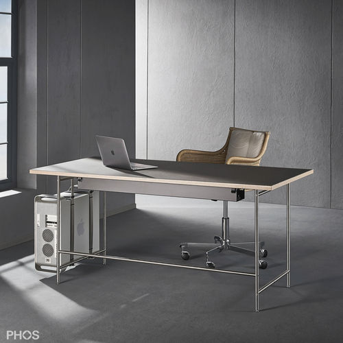 Scrivania da terra - KATI-S1-L4178 - PHOS Design GmbH - minimalista / in linoleum / dritta