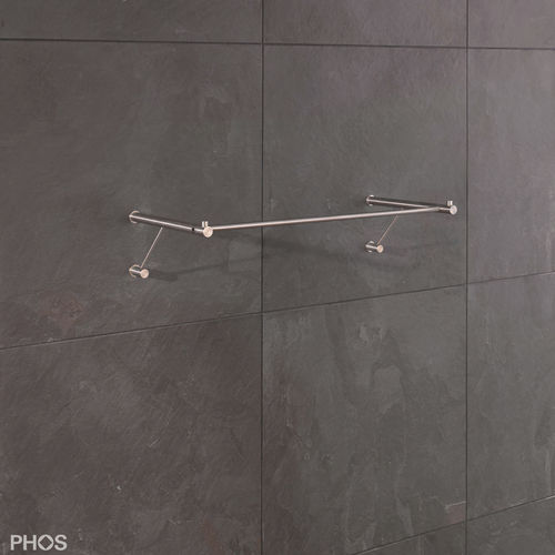 Appendiabiti a muro - G3-600 - PHOS Design GmbH - contemporaneo / in acciaio inossidabile spazzolato / in rovere