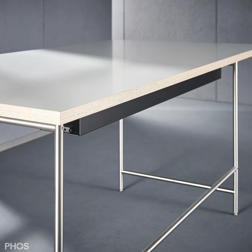Canalina di cablaggio in acciaio - KATI-KK - PHOS Design GmbH - per scrivania / professionale