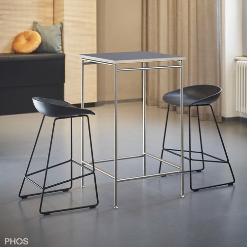 Tavolo alto contemporaneo - KATI-T1 - PHOS Design GmbH - in legno / in melaminico / in linoleum
