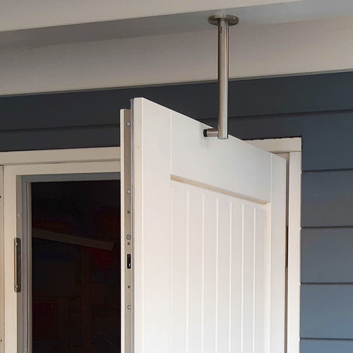 Fermaporta in acciaio inossidabile - TSL25-280 - PHOS Design GmbH - in gomma / da soffitto / argentata
