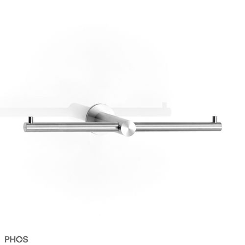 Distributore di carta igienica da parete - TPH3-260D - PHOS Design GmbH - in acciaio inossidabile / per due rulli / levigato