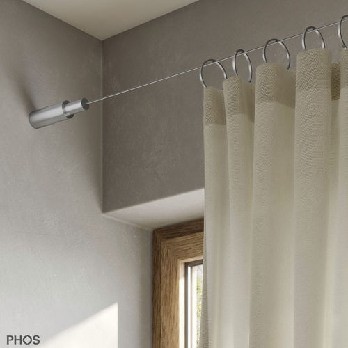 Sistema di fissaggio in acciaio inossidabile - SSA18Set5 - PHOS Design GmbH - per tende / per interni / in cavi di acciaio