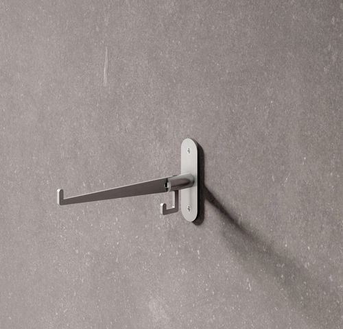 Appendiabiti da parete contemporaneo - KH - PHOS Design GmbH - in acciaio inossidabile spazzolato / in acciaio inossidabile lucido / individuale
