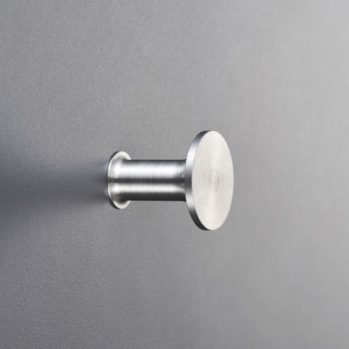 Appendiabiti da parete contemporaneo - HG24-25-B - PHOS Design GmbH - in acciaio inossidabile spazzolato / in acciaio inossidabile lucido / individuale