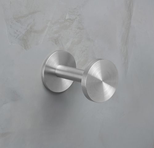 Appendiabiti da parete contemporaneo - HSF3-L-R40-B - PHOS Design GmbH - in acciaio inossidabile spazzolato / in acciaio inossidabile lucido / individuale