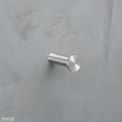 Appendiabiti da parete contemporaneo - HSF1-L-R20-B - PHOS Design GmbH - in acciaio inossidabile spazzolato / in acciaio inossidabile lucido / individuale