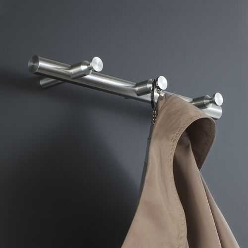 Appendiabiti a muro - HLS3 - PHOS Design GmbH - contemporaneo / in acciaio inossidabile