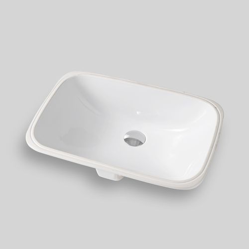 Lavabo sottopiano - NETTUNO  - ART CERAM - in ceramica / lucido / rettangolare