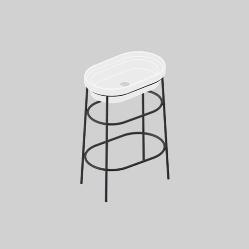 Supporto per lavabo in metallo - ACA055 - ART CERAM