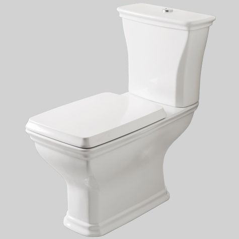 WC monoblocco - CIVITAS  - ART CERAM - in ceramica / contract / rettangolare