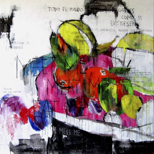 Quadro acrilico - BODEGÓN - ICI ET LA - arte figurativa / natura morta / per hotel
