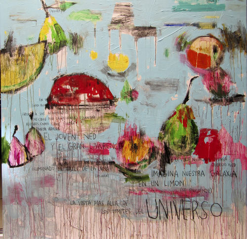 Quadro acrilico - UNIVERSO - ICI ET LA - astratto / per hotel / per ufficio
