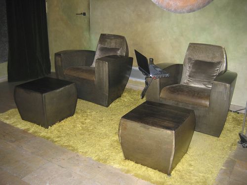 Poltrona design originale - HOTEL NERI  - ICI ET LA - in tessuto