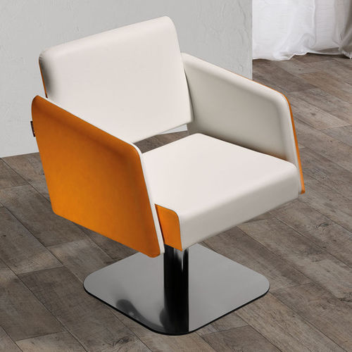 Poltrona da parrucchiere contemporanea - KITE - Salon Ambience - in ecopelle / in acciaio / in legno composito