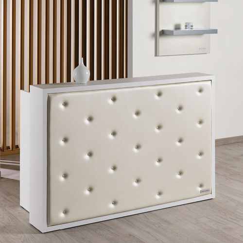 Banco reception in laminato - MILLENNIUM - Salon Ambience - in pelle / in Plexiglas® / luminoso