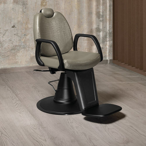 Poltrona da barbiere in plastica - DANILO - Salon Ambience - in ecopelle / con poggiapiedi / con poggiatesta