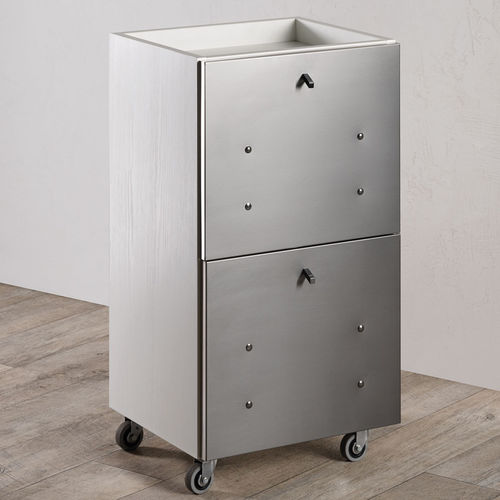 Carrello di servizio - CLIP - Salon Ambience - per parrucchiere / per centro estetico / in acciaio