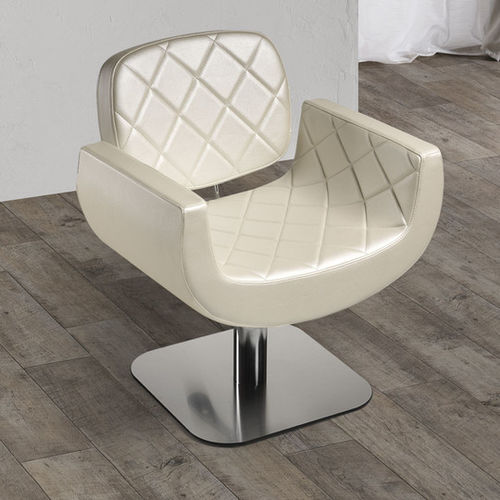 Poltrona da parrucchiere contemporanea - NAOMI+ - Salon Ambience - in ecopelle / in legno / reclinabile