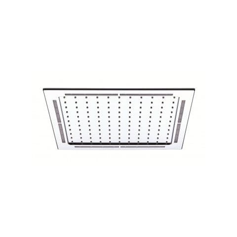 Soffione doccia da incasso a soffitto - RAINLIGHT QUADRO 300 KIT - Nikles - quadrato / con illuminazione incorporata