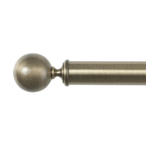 Bastone per tende in metallo - BOULE - Houles - con fissaggio murale