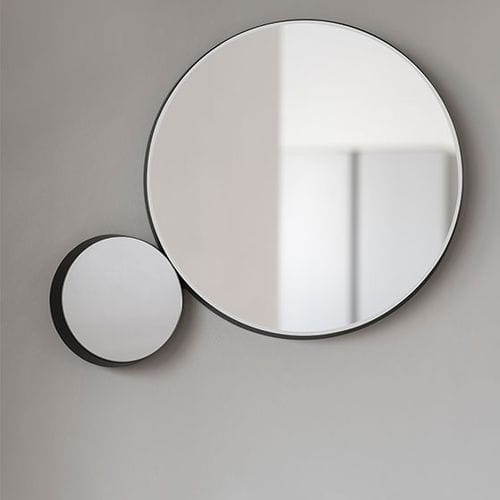 Specchio da bagno a muro - GRAVITY  - ex.t - contemporaneo / rotondo / ovale