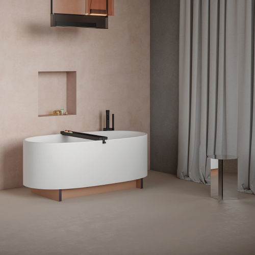 Vasca da bagno ovale - Beam - ex.t - da appoggio / per ambiente abitativo / in LivingTec®