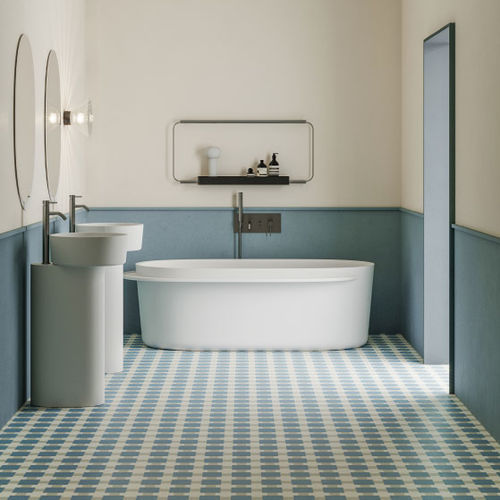 Vasca da bagno ovale - PLATEAU - ex.t - da appoggio / ad uso professionale / in LivingTec®