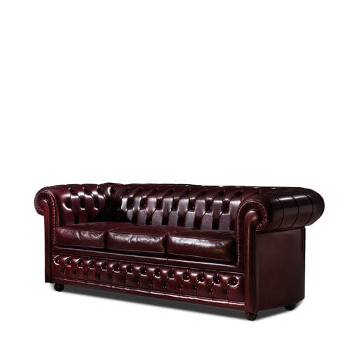 Divano chesterfield - CHESTERFIELD LONDON CITY - Divani Santambrogio - in pelle / 3 posti