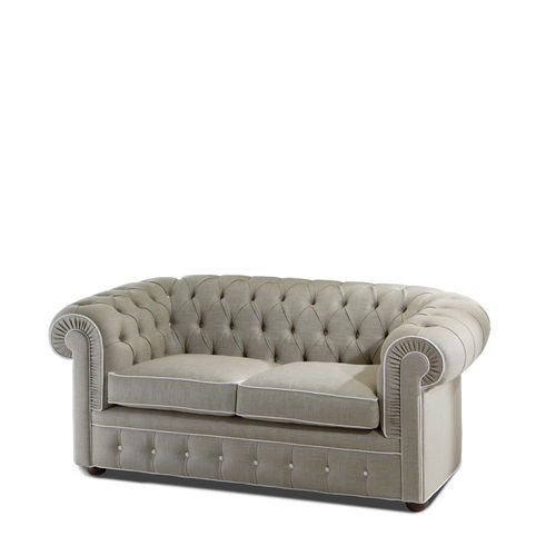 Divano chesterfield - CHESTERFIELD CLASSIC LOVESEAT - Divani Santambrogio - in pelle / 3 posti