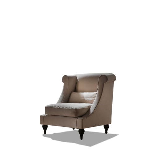 Poltrona classica - CARDIFF - Divani Santambrogio - in tessuto / con schienale alto / con poggiatesta