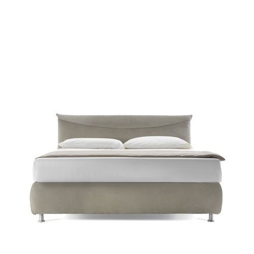 Letto matrimoniale - KING - Divani Santambrogio - moderno / in pelle