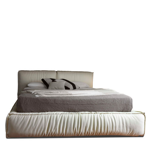 Letto matrimoniale - MILANO - Divani Santambrogio - moderno / in pelle
