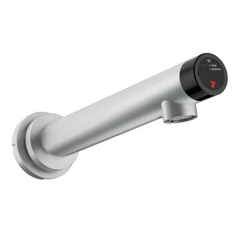 Rubinetto per lavabo - Untouchable MWSD - OPHARDT Hygiene-Technik GmbH - da parete / elettronico / in acciaio inossidabile spazzolato