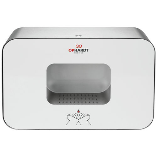 Dispenser di gel igienizzante da parete - Praesidio - OPHARDT Hygiene-Technik GmbH - automatico / senza contatto / in acciaio inossidabile
