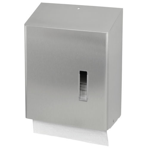 Distributore di salviette da parete - HSU 31 E ST - OPHARDT Hygiene-Technik GmbH - in acciaio inossidabile / contract