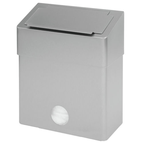 Portarifiuti da bagno - HBU 6 E ST - OPHARDT Hygiene-Technik GmbH - da parete / in acciaio inossidabile / con distributore di sacchetti