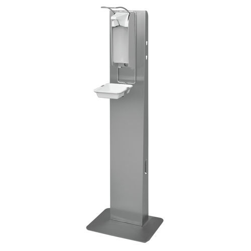 Distributore di gel igienizzante da terra - E ST IMP T A 24/SH T - OPHARDT Hygiene-Technik GmbH - manuale / in acciaio inossidabile / professionale