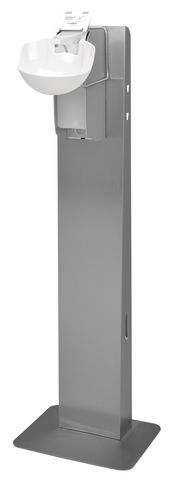 Distributore di gel igienizzante da terra - E ST IMP T Touchless SH 5 - OPHARDT Hygiene-Technik GmbH - senza contatto / in acciaio inossidabile / professionale