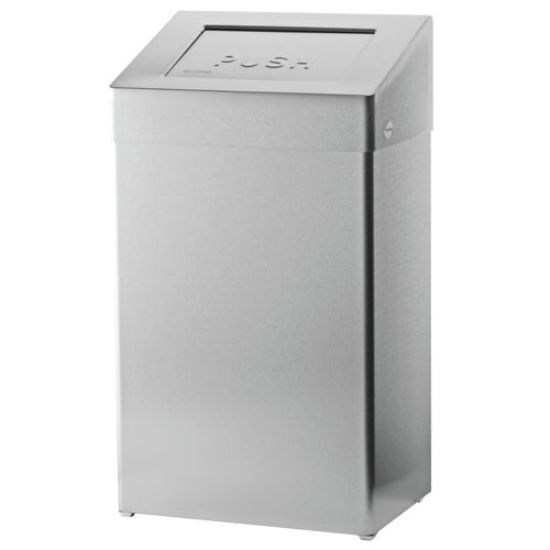 Portarifiuti da bagno - ABU 50 E ST - OPHARDT Hygiene-Technik GmbH - da parete / in acciaio inossidabile / con coperchio