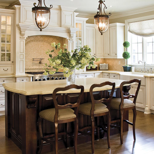 Cucina classica - LEXINGTON  - AYA kitchens - in ciliegio / in acero / in legno dipinto