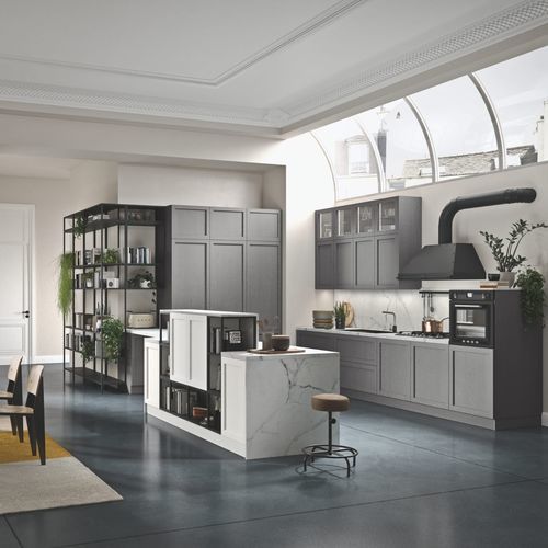 Cucina contemporanea - Infinity - Ar-Tre - impiallacciata in legno / in legno massiccio / in frassino